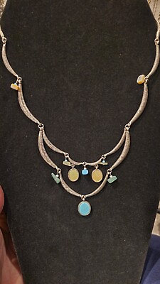 #ad Womens gold necklace $20.00