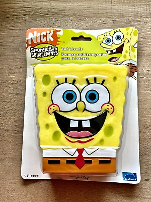 #ad Nickelodeon SpongeBob SquarePants Tub Shower Decor New In Package Set Of 5 $9.99