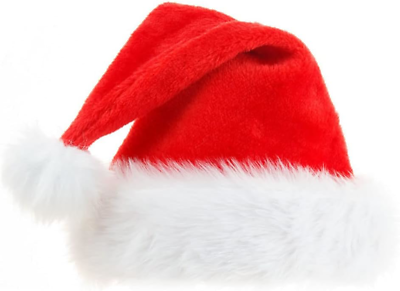 #ad Yahpetes Christmas Hat Santa Hat Unisex Velvet Comfort Christmas Hats for Christ $12.72