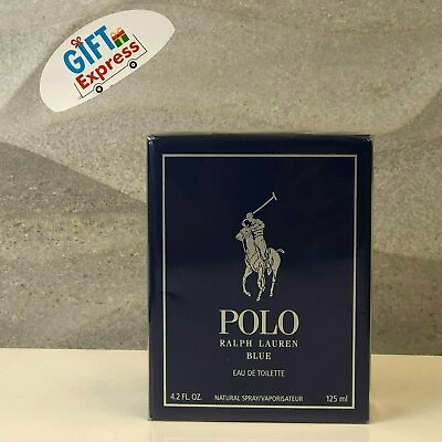#ad POLO BLUE by RALPH LAUREN 4.2 oz spray EDT For Men PERFUME COLOGNE NEW $58.95