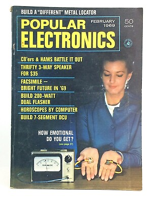 #ad Popular Electronics February 1969 Volume 30 Number 2 Magazine K470 $25.00