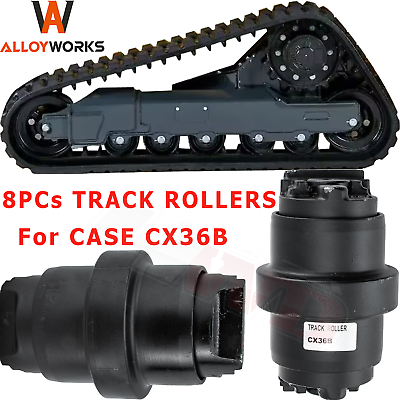 #ad 8X Bottom Roller Track Roller For CASE CX36B Heavy Duty Excavator Undercarriage $809.00