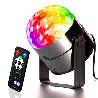 #ad Mini Dj Disco Ball Party Stage Lights Led 7Colors Effect Projector Equipment ... $13.61