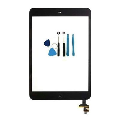 #ad iPad mini 1 2 Touch Digitizer Screen IC Connector Home Button Assembly BLACK $10.18