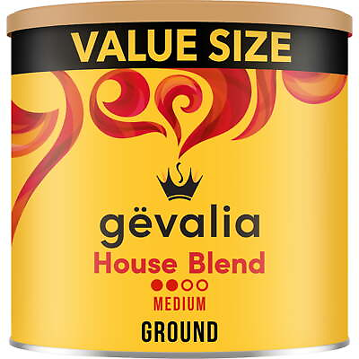 #ad #ad Gevalia House Blend Medium Roast Ground Coffee 30.8 oz Canister $16.57