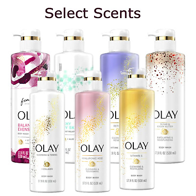 olay Body Wash for Women 17.9 fl Oz Each Assorted Scents $15.15