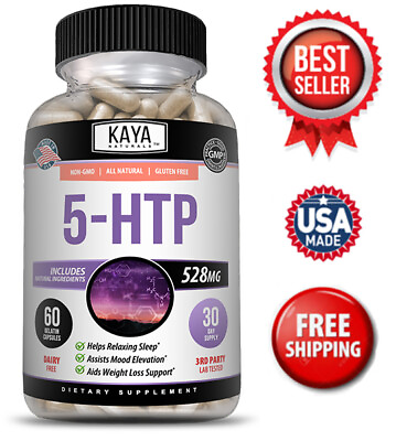 #ad #ad 5 HTP 60Ct Serotonin Support for Sleep and Stress Supports Weight Loss 5HTP $9.98