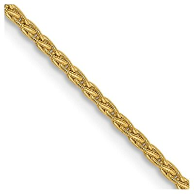 #ad 14k Yellow Gold Parisian Wheat Necklace for Womens L 26in W 1.5mm 6.7g $844.00