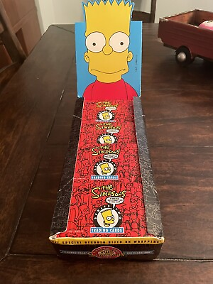 #ad 1 Sealed Pack 1993 Skybox Simpsons Series 2 With Rare Arty Art Cards $9.99
