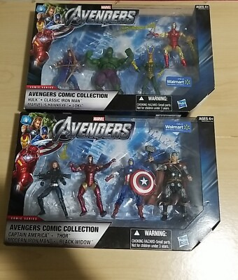 #ad Marvel The Avengers Comic Series quot;AVENGERS COMIC COLLECTION 01 amp; 02quot; 4 PACKS $60.00