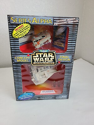 #ad Star Wars Series Alpha Action Fleet Snowspeeder Concept and Final Model Design $27.99