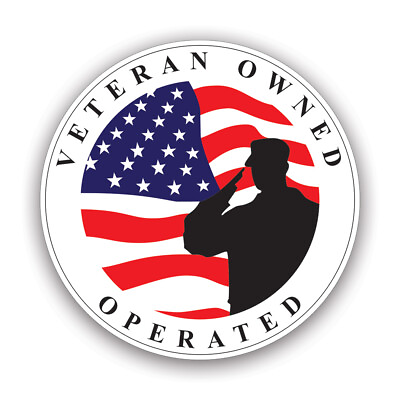 #ad Veteran Owned Operated Sticker Decal Weatherproof support troops veterans $29.99