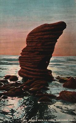 #ad Vintage Postcard 1910#x27;s Profile Formation Rock La Jolla San Diego California CA $8.09
