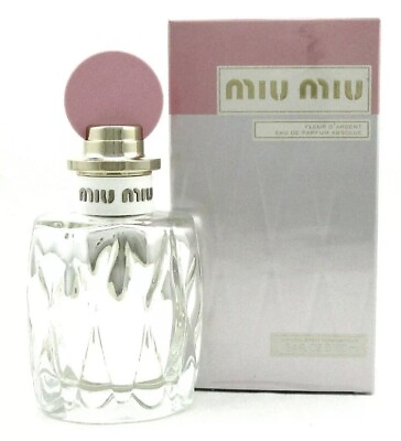 #ad Miu Miu Fleur D#x27;Argent Perfume 3.4 oz.EDP for Women NIB Sealed Free Shipping $43.00