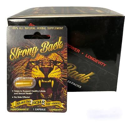 #ad #ad STRONGBACK MALE SUPPLEMENT 6 Pills $18.99