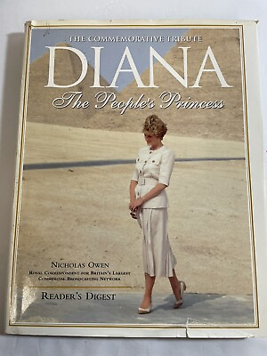 #ad THE COMMEMORATIVE TRIBUTE DIANA THE PEOPLE#x27;S PRINCESS HARDCOVER BOOK $12.00