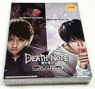 #ad Death Note 5 Live Movie 2015 Drama: VOL.1 11 End All Region Brand New $26.50