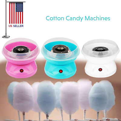 Cotton Candy Machine Homemade Sugar Portable for Kids Christmas Gift Birthday $23.19