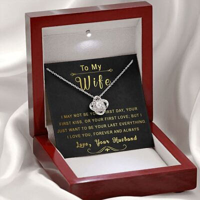 #ad To My Wife Necklace Gift For Wife From Husband Christmas Gift Birthday Gift $29.99