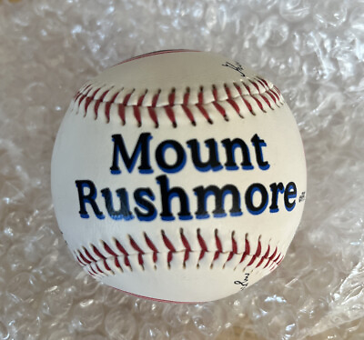 #ad Mount Rushmore Logo Very Rare Promotional Gift Shop Baseball Ball $49.99