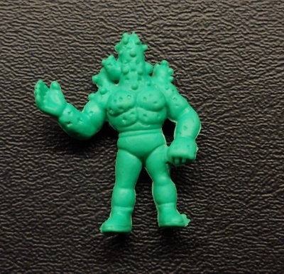 #ad Vintage Japanese Kinnikuman MUSCLE Men Keshi Rubber Mini Figure Green 09 $19.99