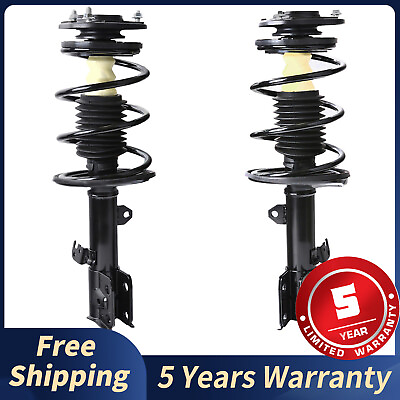 #ad #ad Pair Front Shock Struts w Coil Spring For 2009 2013 Toyota Corolla Matrix 1.8L $94.99