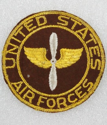 #ad Home Front United States Air Forces 3 3 4quot; sweetheart patch WWII era $12.95
