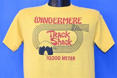 #ad vtg 80s WINDERMERE TRACK SHACK PEPSI CHALLENGE 10000 RUN RACE SOUVENIR t shirt M $56.40