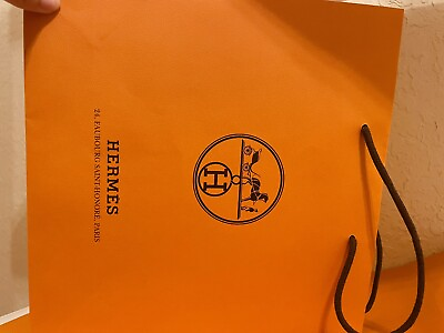 #ad #ad ❤️ NEW 12”12”4” Medium Authentic Hermes Paper Gift Bags Medium Size $105.99