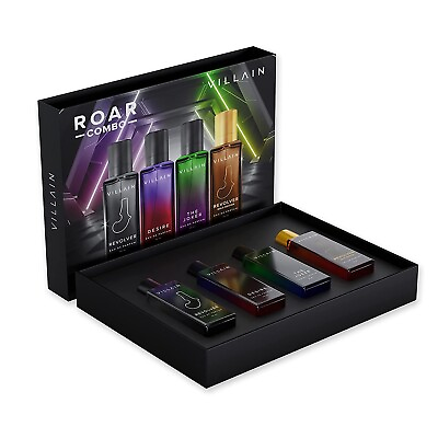 #ad VILLAIN ROAR Combo Premium Perfume Gift Set For Men 4 x 20ml $24.69