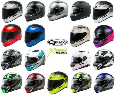 #ad Gmax FF 98 Helmet Full Face Inner Sun Shield Coolmax Liner DOT ECE XS 3XL $159.95