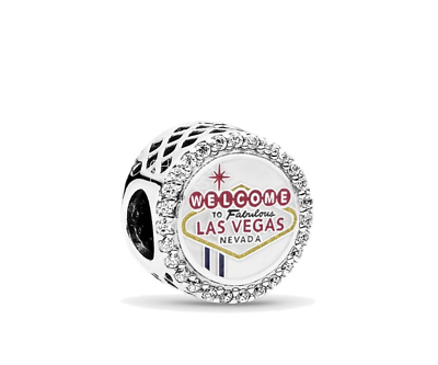 #ad Authentic 925 Sterling Silver Jewel of Las Vegas Pandora Charm Ships Fast Free $66.00