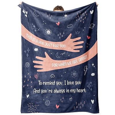 #ad I Love You Gifts Soft Blanket with Love Hug 60”×50” Thoughtful Long Distanc... $37.88