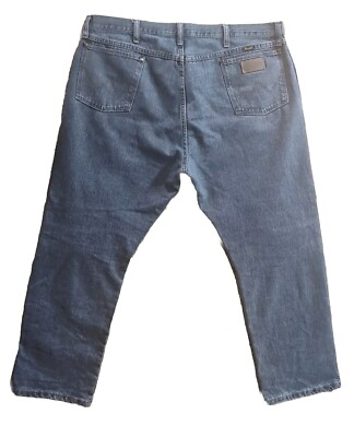 #ad Vintage EUC Wrangler Mens Jeans 42 30 Old School Cowboy Jeans Western W Pockets $12.00