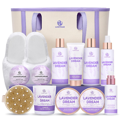 #ad #ad Gift Baskets for Women Spa Gifts for Women Spa Luxetique 12 Pcs Lavender Bath $96.99