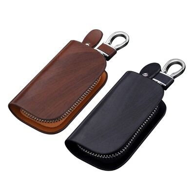 #ad Leather Car Key Cover Remote Control Fob Case $7.92