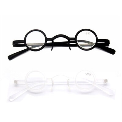 #ad Small Round Reading Glasses 30mm Readers Retro Vintage Mens Womens 1.0 3.5 $9.83