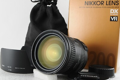 #ad Near Mint Nikon AF S DX NIKKOR 18 200mm f 3.5 5.6 G II ED VR Lens #1428 $213.89