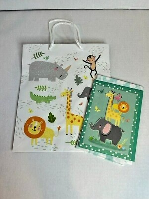 Decorative Gift Bags With Handles Tissue Paper and Card Birthday Kids Adults $8.00