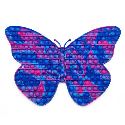 Pop Big Butterfly Giant Fidget Colorful Jumbo Popper kids gift Large $16.97