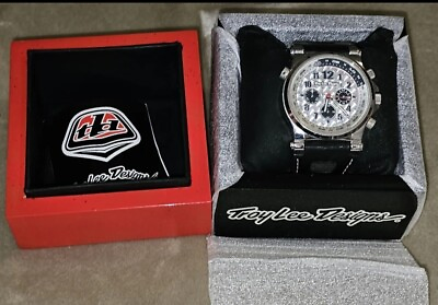 #ad Ultra Rare Troy Lee Designs TLD #92 Chronograph Men#x27;s Watch With Box Ships Fast $174.99