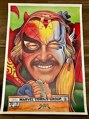 #ad STAN LEE Original 1977 Poster from FOOM 17 by SAWYER $79.00