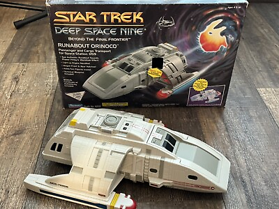 #ad STAR TREK Deep Space Nine DS9 Runabout Orinoco 6252 Collectors ED WORKS w Worf $70.00