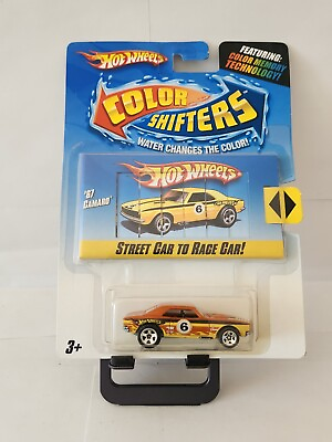#ad Hot Wheels Color Shifters #x27;67 Camaro Street Car To Race Car Yellow P25 $9.99