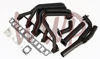 #ad Performance Black Coated Exhaust Header Manifold 87 90 Jeep Wrangler 4.2L 6 Cyl $289.95