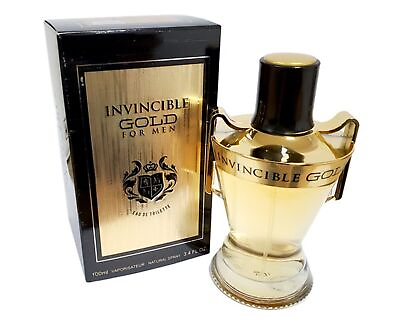 INVINCIBLE GOLD 3.4 Oz EDT Perfume Men Cologne Toilette EDT Spray By MIRAGE $12.68