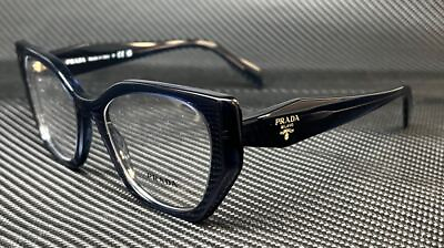 #ad PRADA PR 18WV 08Q1O1 Blue Crystal Women#x27;s 52 mm Eyeglasses $179.01