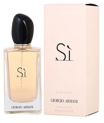 #ad Si by Giorgio Armani 3.4 oz 100 mL EDP Perfume for Women New amp; Factory Sealed $36.99