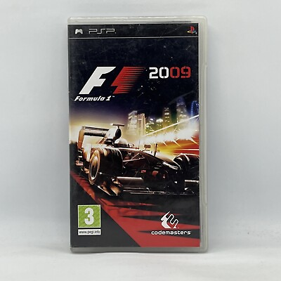#ad F1 Formula 1 2009 Racing Sony PlayStation PSP Portable Video Game Free Post AU $34.95