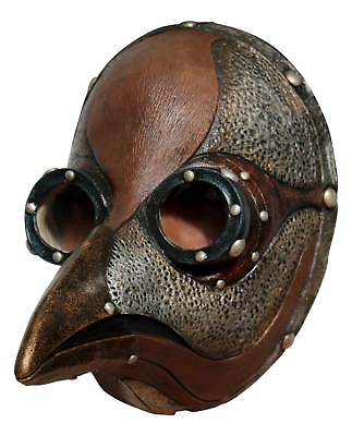 #ad Men#x27;s Peste di Venezia PLAGUE DOCTOR Death Bird Latex Steampunk Costume Mask $16.96